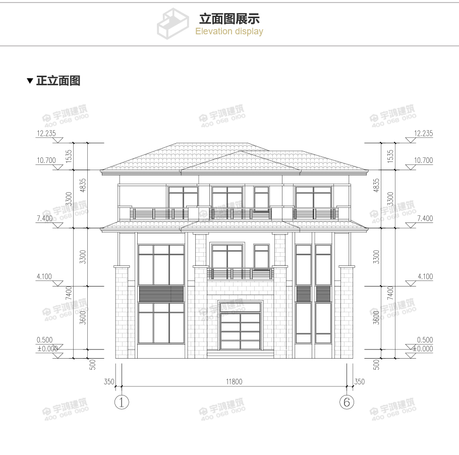 12x12米新中式復(fù)式農(nóng)村別墅設(shè)計(jì)圖紙